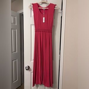 *SOLD* NWT Max Studio Maxi Dress MED, Heathered Red